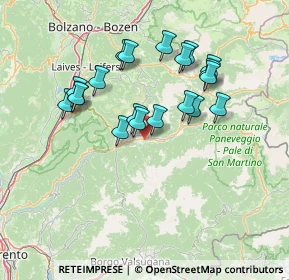 Mappa Zona Artigianale, 38033 Cavalese TN, Italia (12.835)