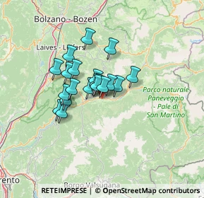 Mappa Zona Artigianale, 38033 Cavalese TN, Italia (8.756)