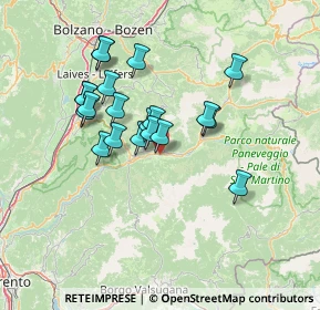 Mappa Zona Artigianale, 38033 Cavalese TN, Italia (11.8115)