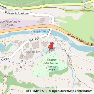 Mappa Via Stazione, 4, 38038 Tesero, Trento (Trentino-Alto Adige)