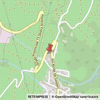 Mappa Via Alcide De Gasperi, 43, 38010 Denno, Trento (Trentino-Alto Adige)