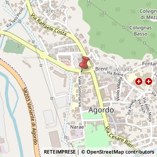 Mappa Via Insurrezione, 14, 32021 Agordo, Belluno (Veneto)