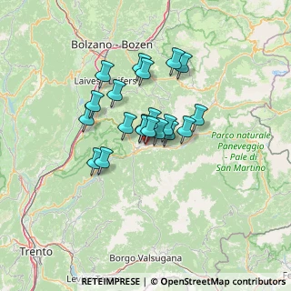Mappa Via Delle Cesure, 38033 Cavalese TN, Italia (9.388)