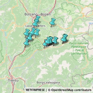 Mappa Via Nazionale, 38033 Carano TN, Italia (9.263)
