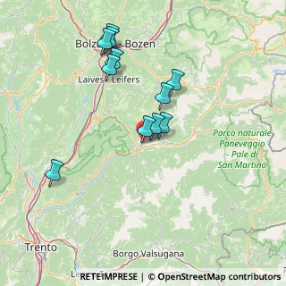 Mappa Via Nazionale, 38033 Carano TN, Italia (13.99545)