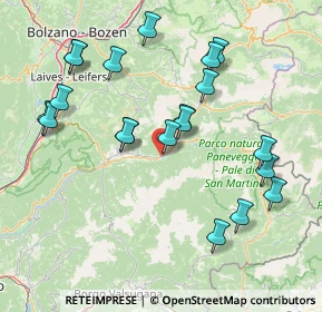 Mappa Piazza Italia, 38030 Ziano di Fiemme TN, Italia (16.321)