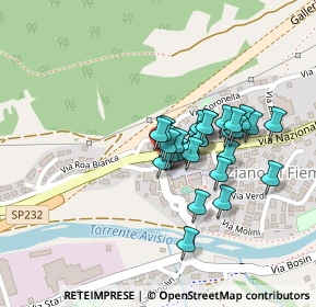 Mappa Piazza Italia, 38030 Ziano di Fiemme TN, Italia (0.14483)