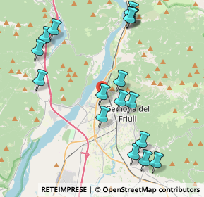 Mappa Via San Pietro, 33013 Gemona del Friuli UD (4.48647)