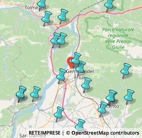 Mappa Via San Pietro, 33013 Gemona del Friuli UD (9.8285)