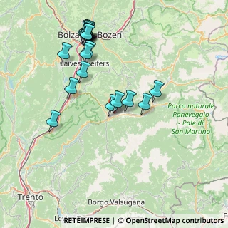 Mappa Via Marmolaia, 38033 Cavalese TN, Italia (16.629)