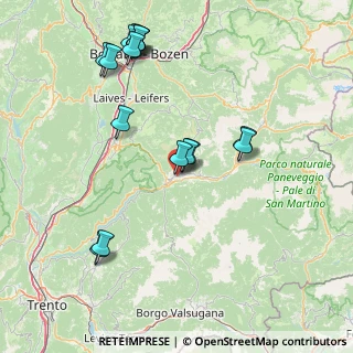 Mappa Via Dei Gigli, 38033 Cavalese TN, Italia (17.23625)