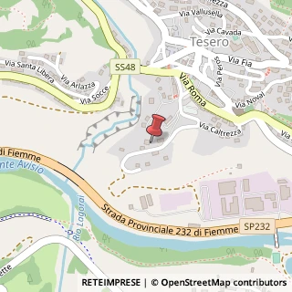 Mappa Piazza San Francesco, 9, 38038 Tesero, Trento (Trentino-Alto Adige)