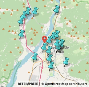 Mappa Via della Turbina, 33013 Gemona del Friuli UD, Italia (3.413)