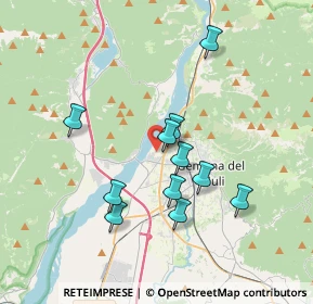 Mappa Via della Turbina, 33013 Gemona del Friuli UD, Italia (3.17727)