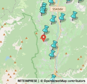 Mappa Via Sabbionare, 38010 Cunevo TN, Italia (6.2755)