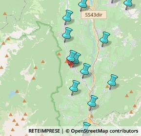 Mappa Via Sabbionare, 38010 Cunevo TN, Italia (5.8925)