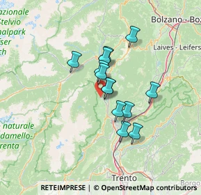 Mappa Via Sabbionare, 38010 Cunevo TN, Italia (9.56462)