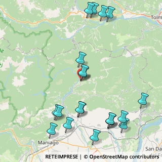 Mappa Pradileva, 33090 Tramonti di Sotto PN, Italia (10.208)