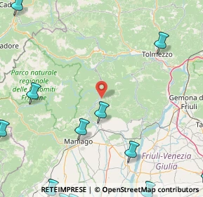 Mappa Pradileva, 33090 Tramonti di Sotto PN, Italia (31.971)
