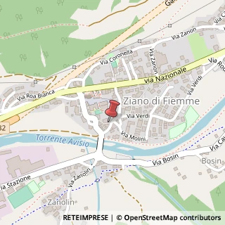 Mappa Vicolo Toneto,  8, 38030 Ziano di Fiemme, Trento (Trentino-Alto Adige)