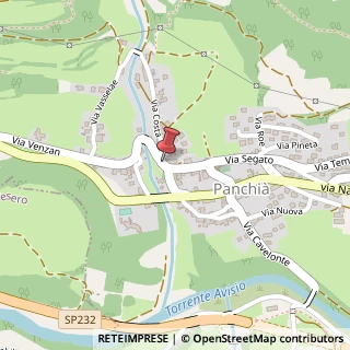Mappa Via ancona 21/a, 38030 Panchià, Trento (Trentino-Alto Adige)