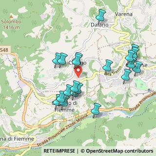 Mappa Via Bivio, 38033 Carano TN, Italia (0.957)