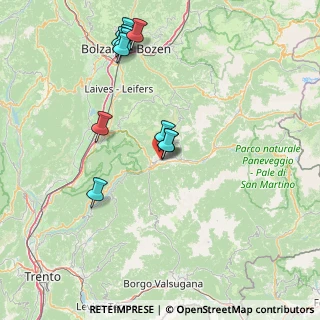 Mappa Via delle Genziane, 38033 Cavalese TN, Italia (15.83273)