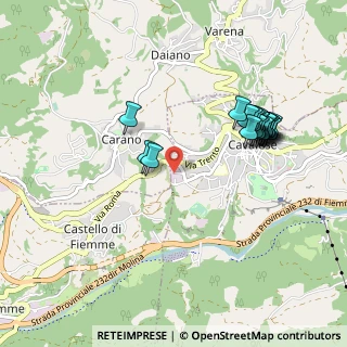 Mappa Via delle Genziane, 38033 Cavalese TN, Italia (0.9525)
