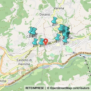 Mappa Via delle Genziane, 38033 Cavalese TN, Italia (0.8395)