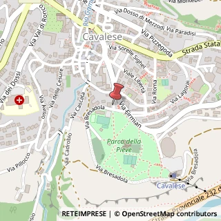 Mappa case sparse Panegano, 3, 38033 Cavalese, Trento (Trentino-Alto Adige)