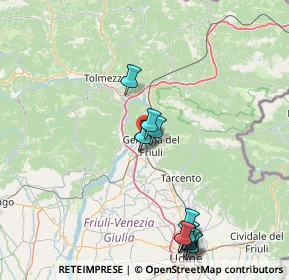 Mappa Via Bariglaria, 33013 Udine UD, Italia (17.03846)