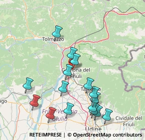 Mappa Via Bariglaria, 33013 Udine UD, Italia (16.56375)