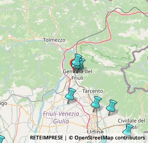 Mappa Via Bariglaria, 33013 Udine UD, Italia (28.81)