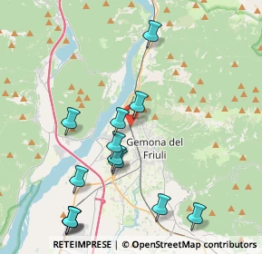 Mappa Via Bariglaria, 33013 Udine UD, Italia (4.46769)