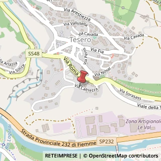 Mappa Via Caltrezza,  20, 38038 Tesero, Trento (Trentino-Alto Adige)