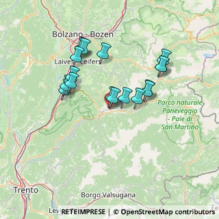 Mappa Viale Libertà, 38033 Cavalese TN, Italia (12.89722)