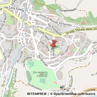 Mappa Via Roma, 6, 38033 Cavalese, Trento (Trentino-Alto Adige)