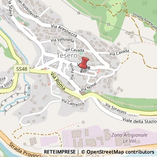 Mappa Via Delmarco, 12, 38038 Tesero, Trento (Trentino-Alto Adige)