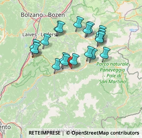 Mappa Vicolo Pare, 38038 Tesero TN, Italia (12.4755)