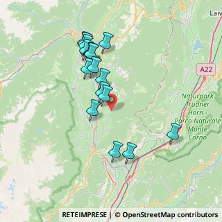 Mappa Via Lin, 38012 Predaia TN, Italia (7.04176)