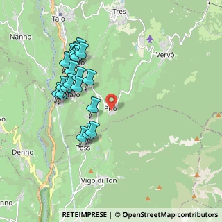Mappa Via Lin, 38012 Predaia TN, Italia (1.9)