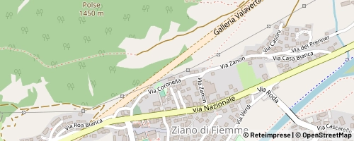 Mappa Ziano di Fiemme