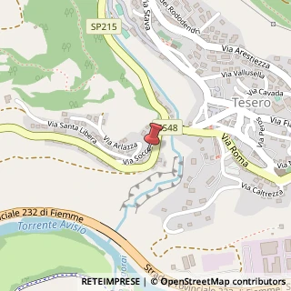 Mappa Via Socce, 3, 38038 Tesero, Trento (Trentino-Alto Adige)