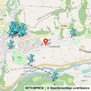 Mappa Via Marco, 38033 Cavalese TN, Italia (0.74)