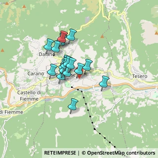 Mappa Via Marco, 38033 Cavalese TN, Italia (1.262)
