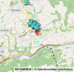 Mappa 38033 Cavalese TN, Italia (0.51545)