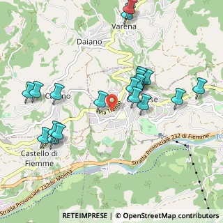 Mappa Via Trento, 38033 Cavalese TN, Italia (1.04895)