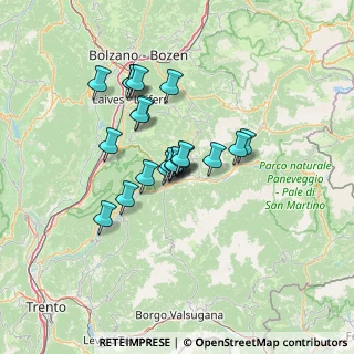 Mappa Via Trento, 38033 Cavalese TN, Italia (10.129)