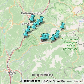 Mappa Via Trento, 38033 Cavalese TN, Italia (11.0745)