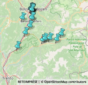 Mappa Via Trento, 38033 Cavalese TN, Italia (16.5895)